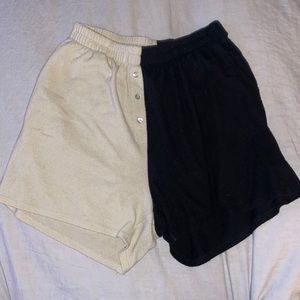 Donni two tone shorts